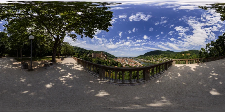 Heidelberg - Castle View From Balcony