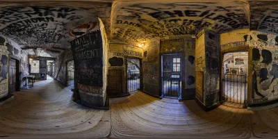 View of the student prison cells.