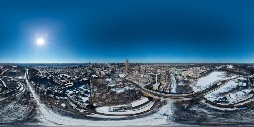 Cathedral of Learning during the winter 2021.