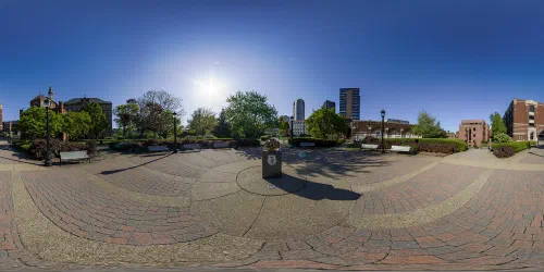 The ring Sculpture at Duquesne University.